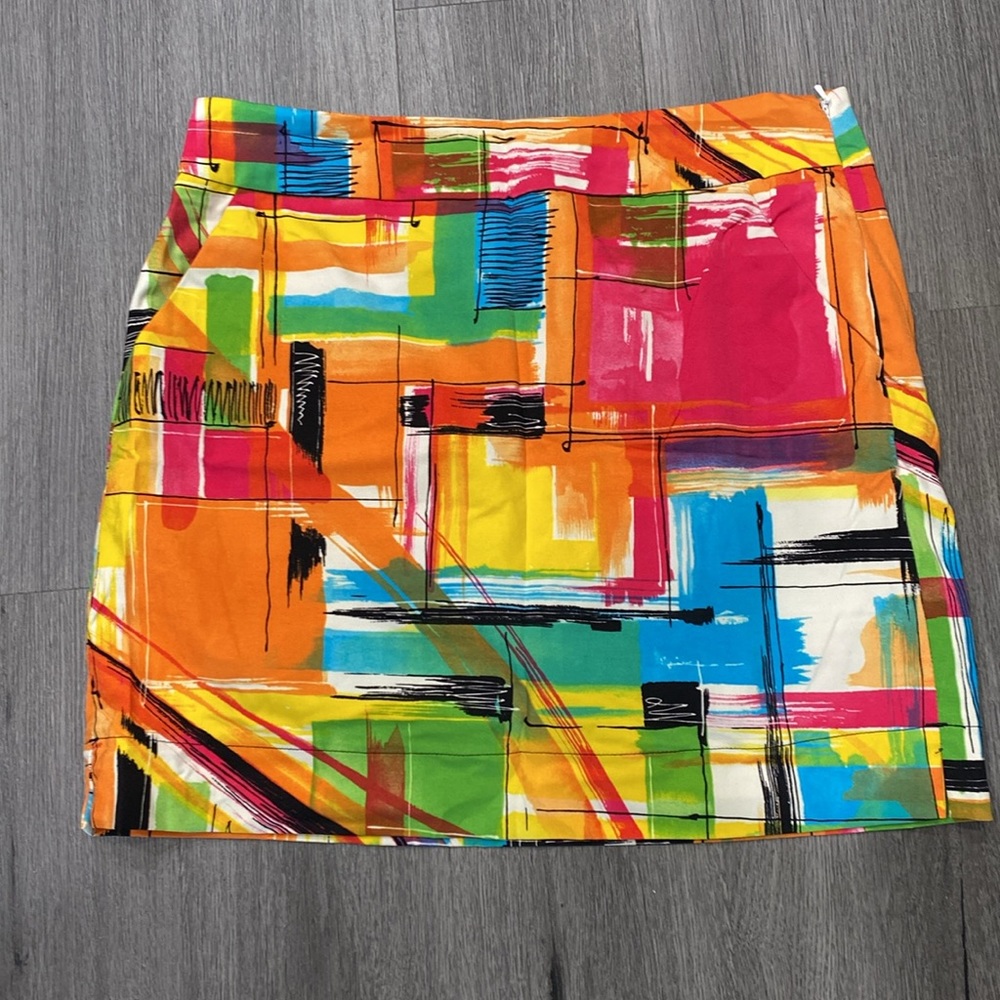 Loudmouth Ladies Golf SKORT STROKES Design Size 4 (Still in Store)